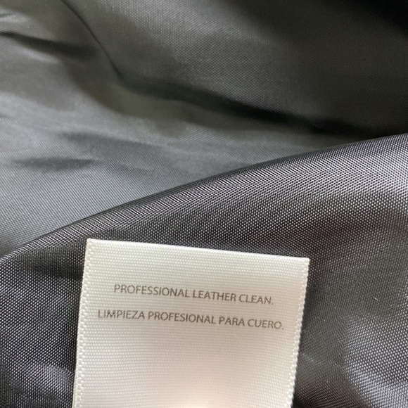 New Faded Glory Black Leather Zipper Jacket Womens Size Small - Picture 7 of 14